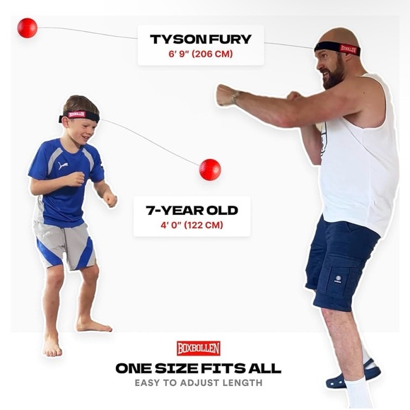 Boxbollen Reflex Training Ball with Headband - Picture 6 of 7